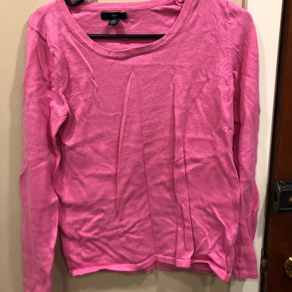 Light weight pink gap sweater - Picture 1 of 2